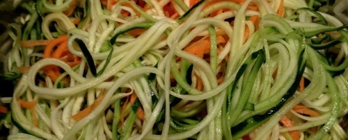 grøntsagsspaghetti