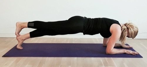 Yoga styrkeøvelser, planken